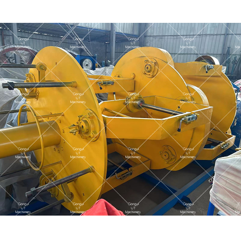 8.4ton Professional 1 6-bobbin Twister Stranding Machines for Steel Wire Bobbin Cable