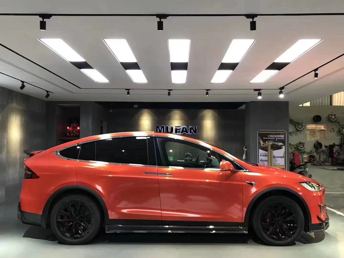 High Quality Carbon Fiber Model X Carbon Fiber Body Kit Model X Carbon Fiber Front Shovel Rear Diffuser Spoiler Side Skirt