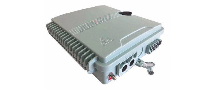 FTTH 12 Core Fiber Optic Distribution Unit Termination Box With SC LC Adapter