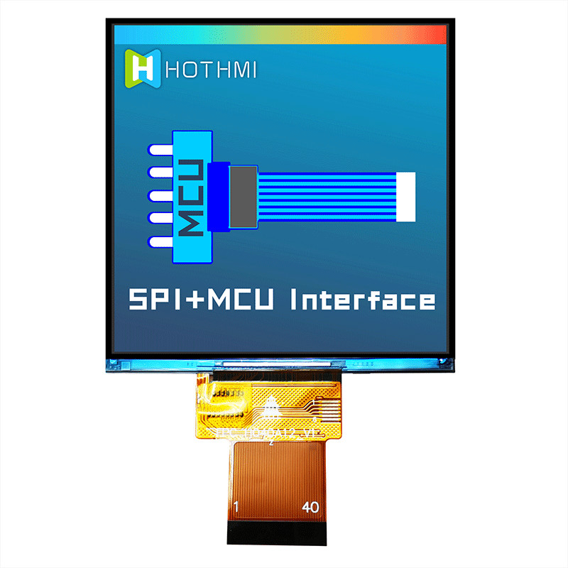 Square Durable IPS TFT LCD Display 4 Inch 320x320 Dots With IC TFT-H040A12DHIIL4N40