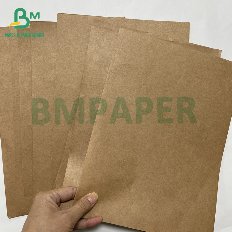 Recyclable 80gsm Excellent Strength Virgin Kraft Liner Bag Paper