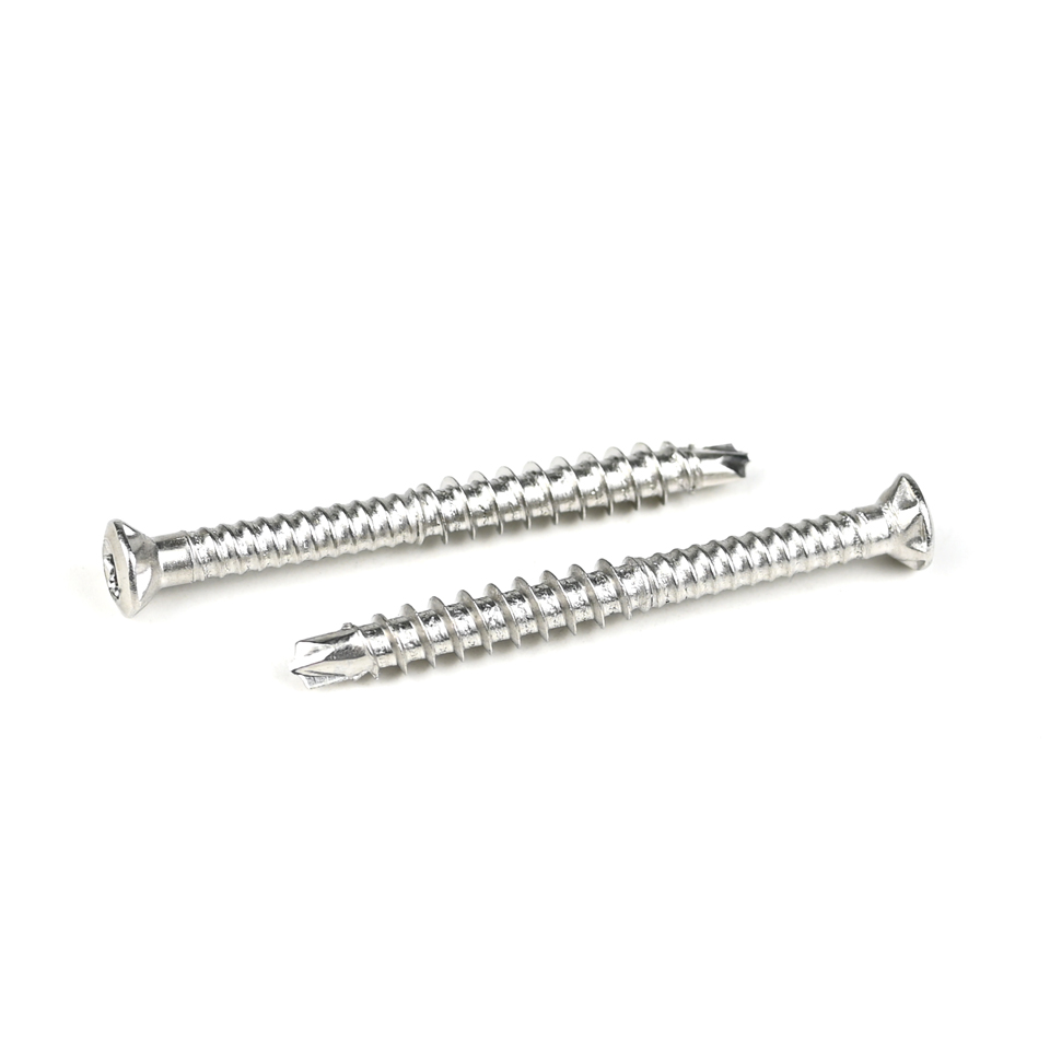Steel Structure Self-Drilling Screws with Metric Measurements and Oval Head Torx