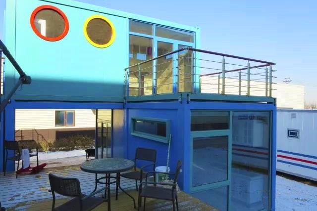 3 Layers Prefab Commercial Buildings , Flexible Assembly Commercial Steel Building Kits