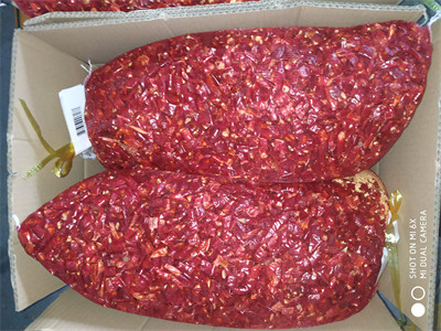 Tianjin Dried Red Chilli Flakes 3mm Dried Crushed Chillies HACCP