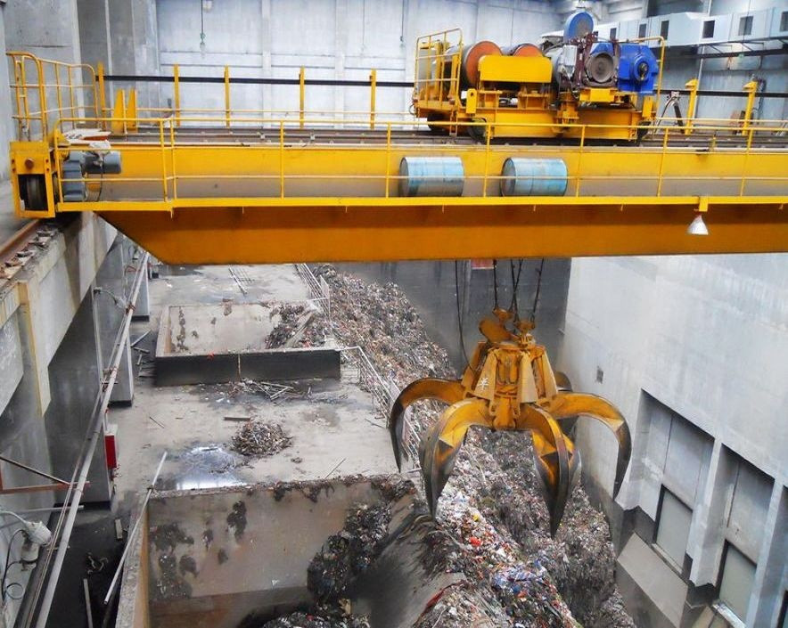 SGS Overhead Crane Orange Peel Grab Bucket For Digger