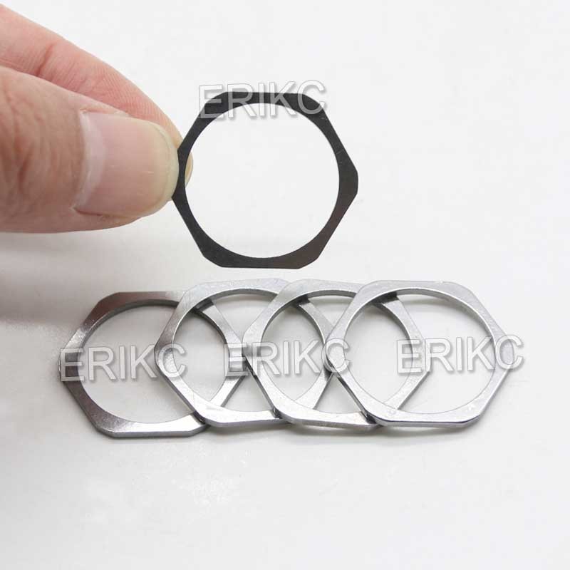 ERIKC B11 Common Rail Lift Adjusting Shim Injector Shims 50 Pieces Nozzle Adjusting Shim for Bosch