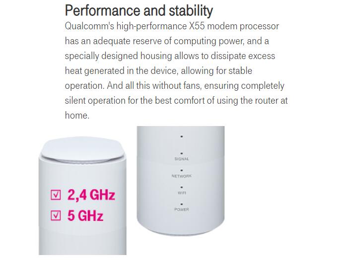 ZTE MC801A 5G NR LTE FDD N1/2/3/5/7/8/12/20/28/66/71 TDD N77/78/79/41High Speed Fast Indoor Wireless CPE Router