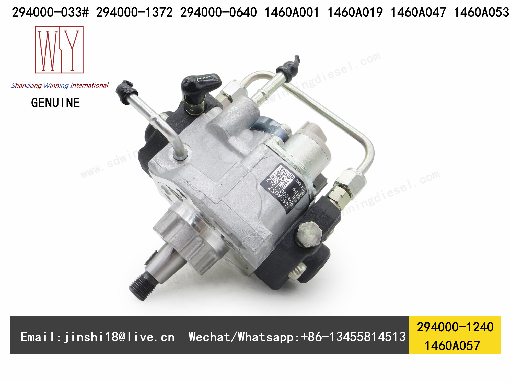 DENSO GENUINE AND BRAND NEW DIESEL FUEL PUMP 294000-1240, 1460A057, 294000-1372, 294000-0640, 1460A001, 1460A019, 1460A0