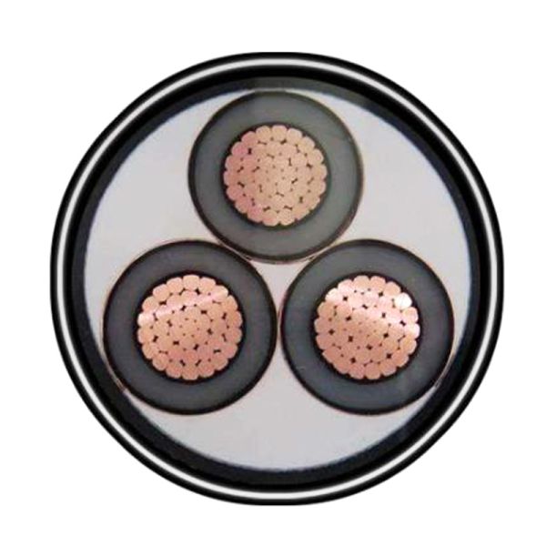 Medium Voltage XLPE Insulated Power Cable 15kV Rated Voltage 3 Core Steel Armored Cable