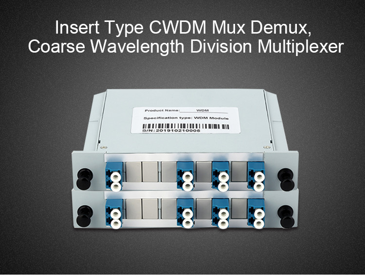 LC UPC 4ch CWDM Coarse Wavelength Division Multiplexer