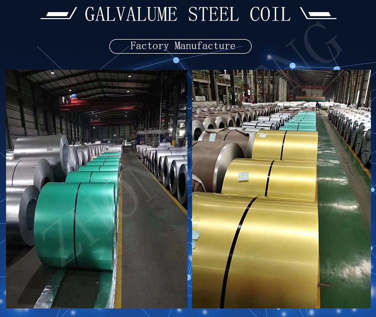 AZ30-AZ40 Coated Galvalume Steel Coil for Making Small Tools at SGLCC/DX51D AZ/CS 0.14-2.00mm * 750-1250mm GL