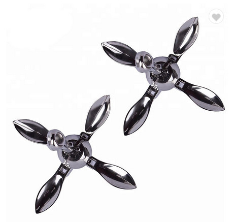 1.5lb 8inch Marine Hardware Folding Grapnel Anchor Silver Claw