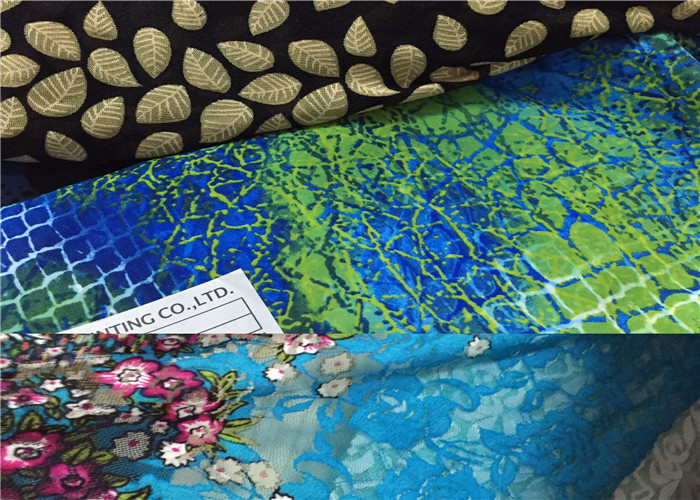 Knitted Fabric Recycled Nylon Fabric Ink Jet Direct Digital Printing Chlorine Proof