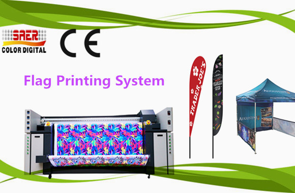 Dual CMYK Dye Textile Sublimation Inkjet Printer Large Format