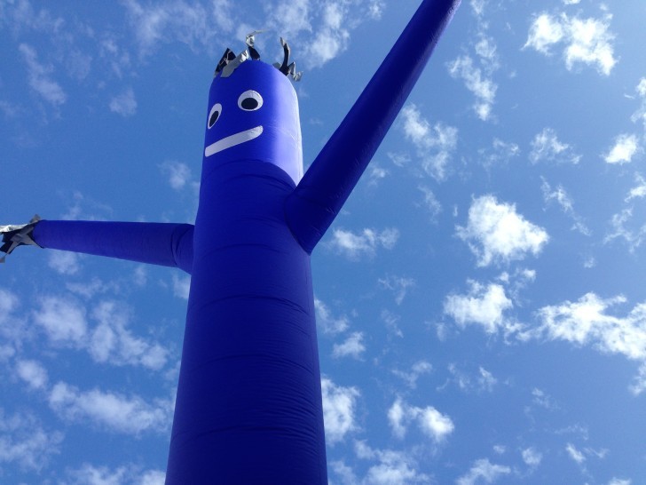 Hand Waving Inflatable Air Dancer Sky Dancing Man Tube Digital printing