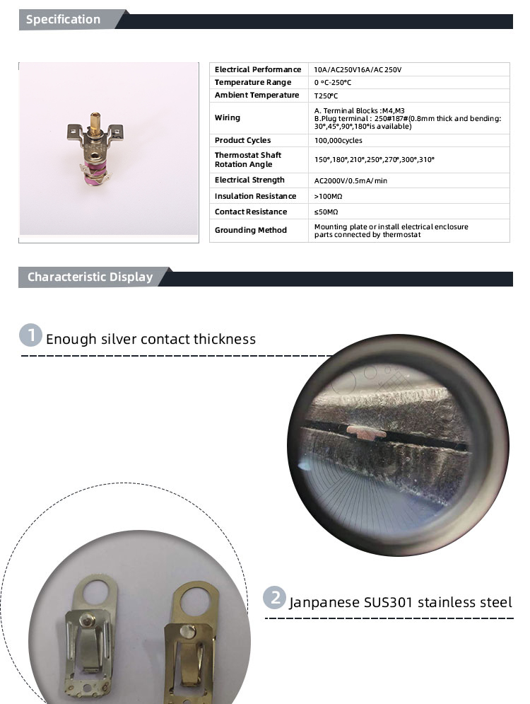 Electric Thermal Switch Temperature Controller The Essential Home Appliance Component