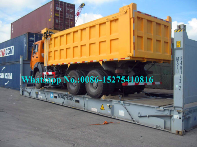 Yellow Color North Benz 2638K 380HP 6x6 All Wheel Drive 10 wheeler Dumper Truck Tipper NG80B Cabin For DR CONGO KENYA