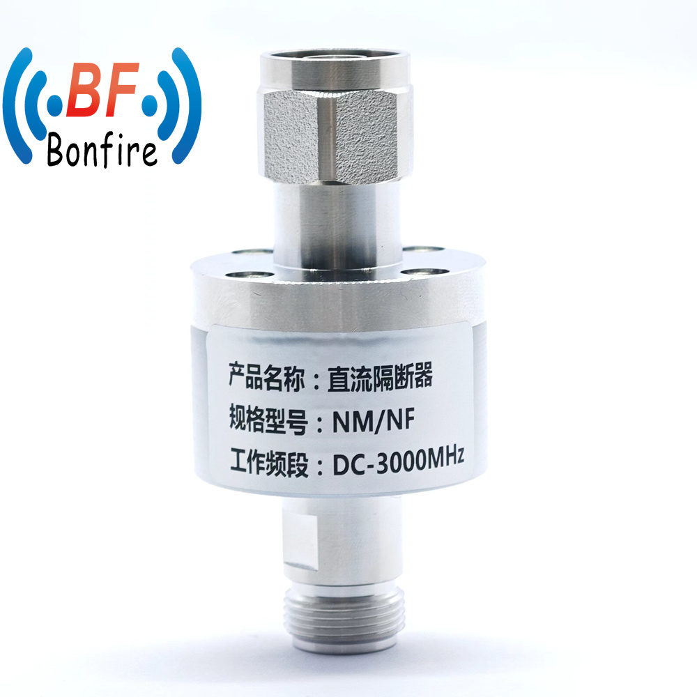 DC-3000MHz Indoor RF Coaxial DC Block 200W Nm to NF