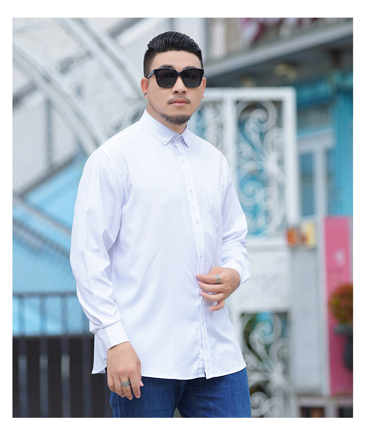 Viscose/Polyester/Spandex Blend Latest Formal Long Sleeve Dress Shirt for Business Men