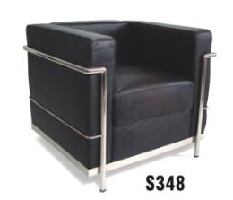 China modern home 1 unit sofa with chromed foot on sale