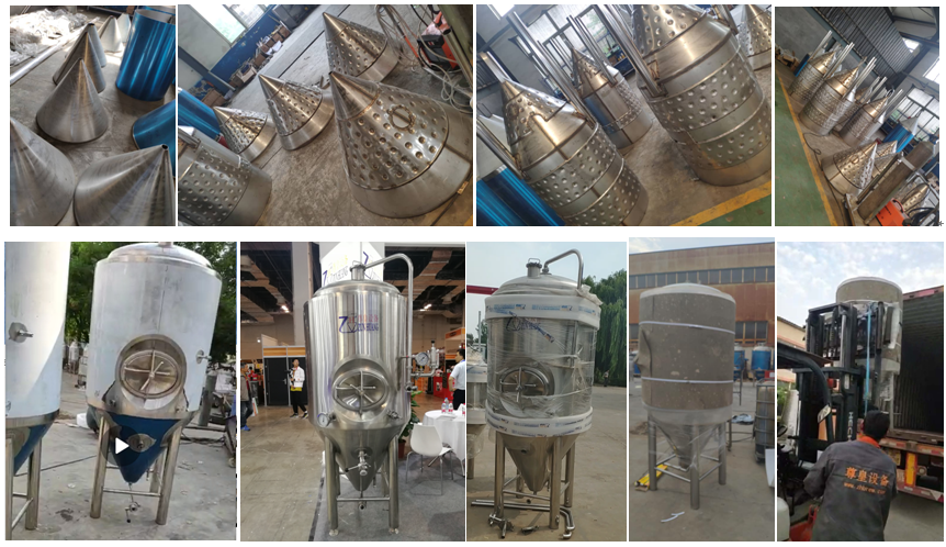 Stainless Steel Electric Beer Brewing System , 1000L Small Batch Brewing System