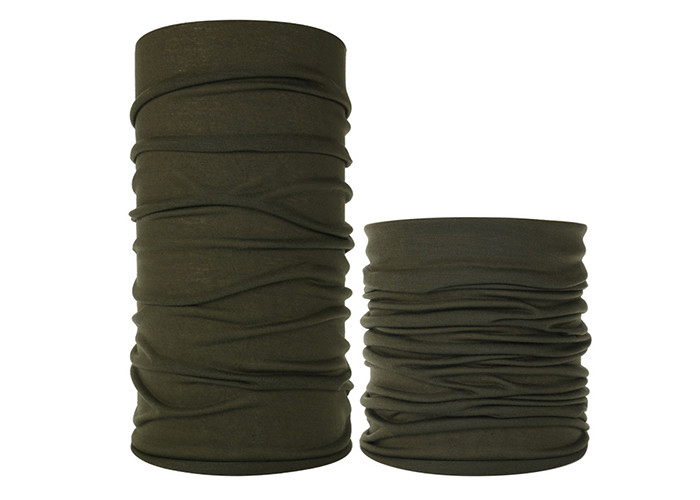 100% Polyester Solid Colors Elastic Seamless Tube Plain Bandanas