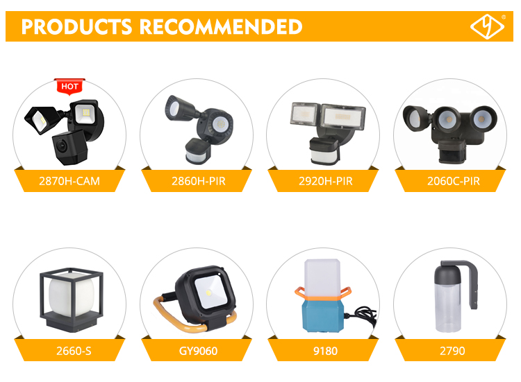 3000LM Folding Outdoor Working Light IP54 Portable Flood Light Rechargeable