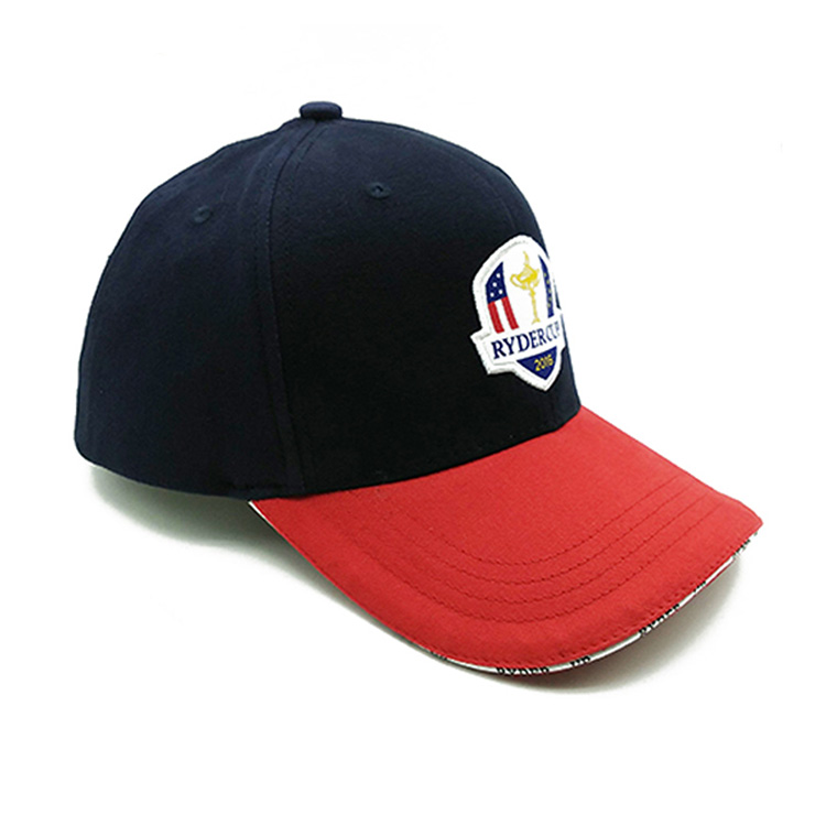 High Crown Unique Embroidered Baseball Caps Fashionable curved Baseball Hat