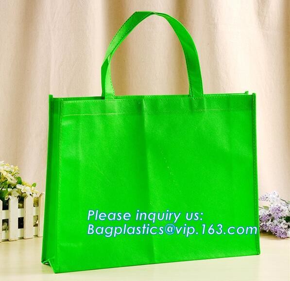eco friendly non woven bag, Custom logo printed yellow non woven gift pouch drawstring non woven bag, BAGEASE, PAK, PKG