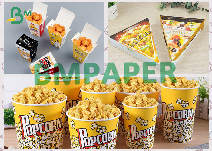 270g One Side Coated Food Wrapping Board For Fried Chicken Box