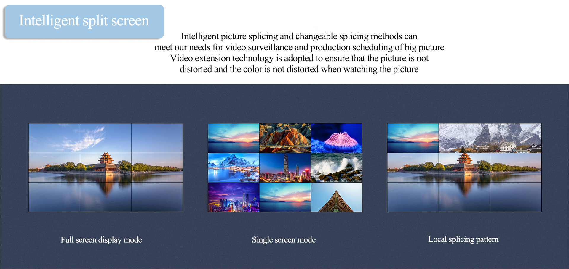 Indoor Did Lcd Video Wall Panel Matrix Splicing Screen Seamless 1.8mm Video Wall