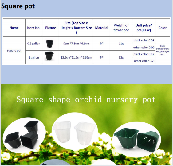 White HDPE 3 Gallon Plastic Grow Bags 24cm*16cm Nursery Plant Poly Bag