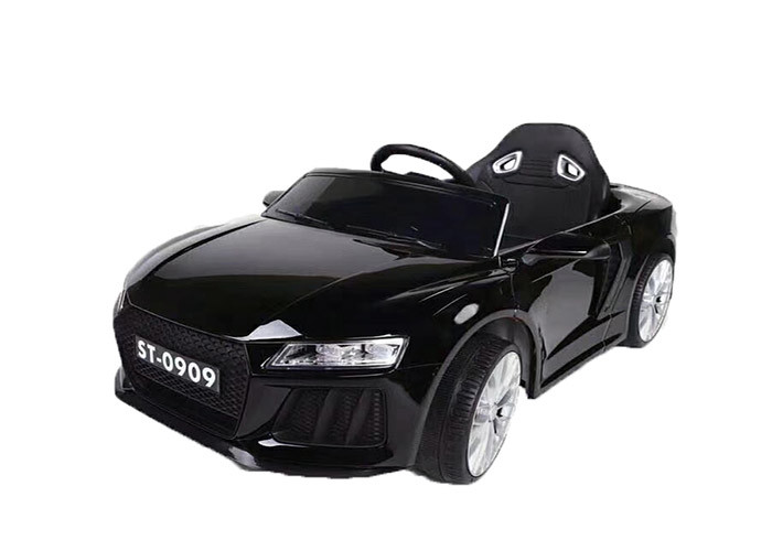 Black Color Kids Electric Ride On Toys , Kids Ride On Remote Control Car 3-4km/H