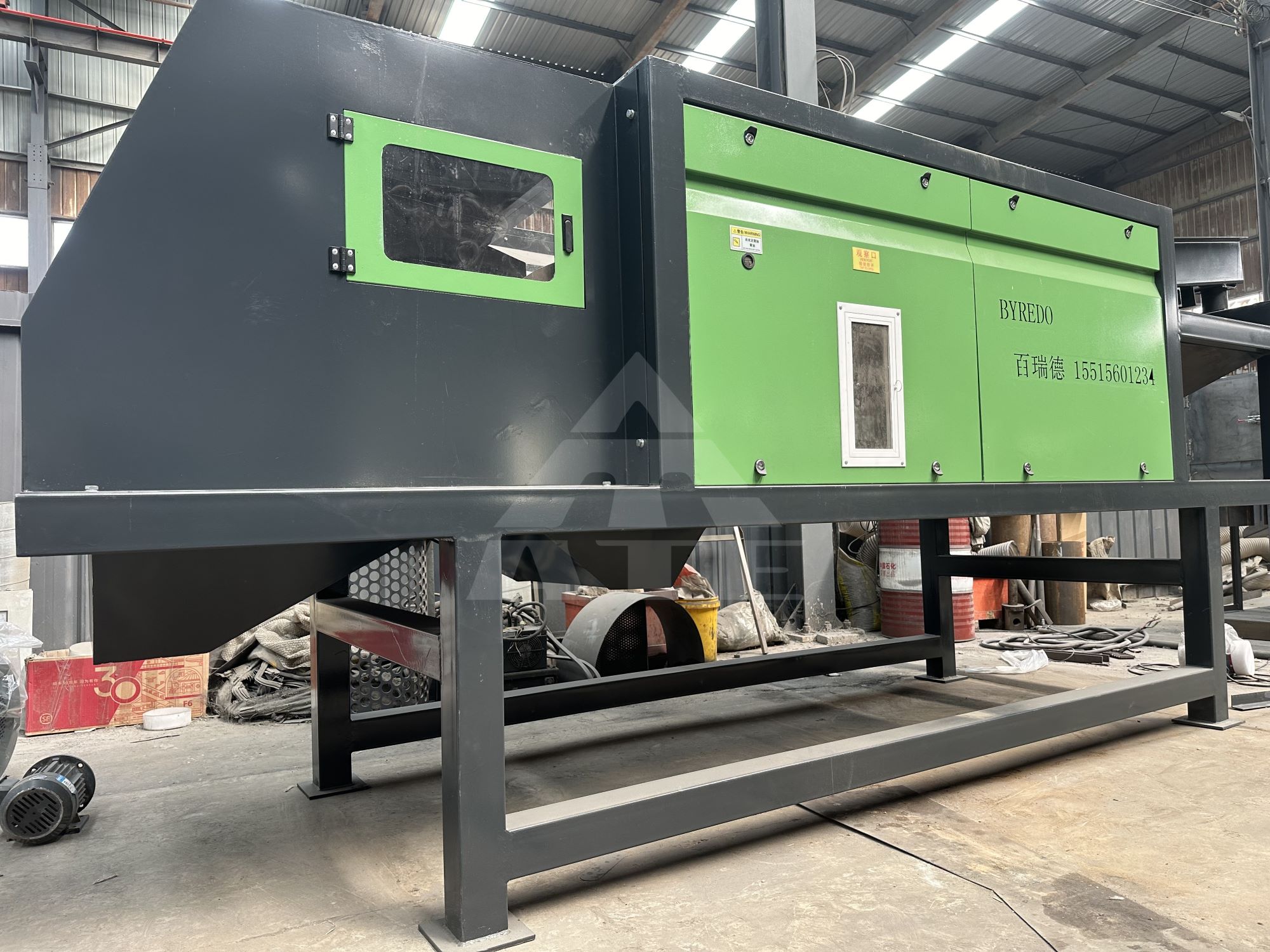 Nonferrous Metal Copper Dry Magnetic Separator Aluminum Cans Eddy Current Separator Machine