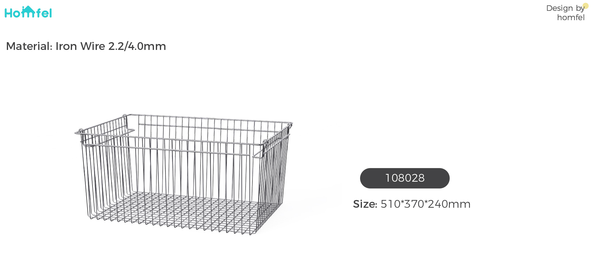 Iron Bedroom Organizer Wire Basket Storage Rack For Kitchen Bathroom