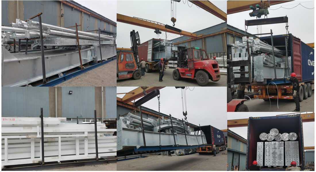 Shot Blasting Steel Structure Workshop OEM Prefab Steel Frame Buildings