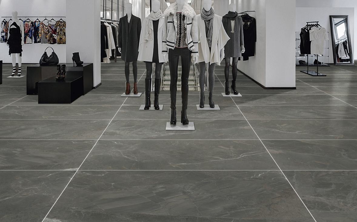 Elegant Grey Marble Look Porcelain Tile / Full Polished Glazed Tile
