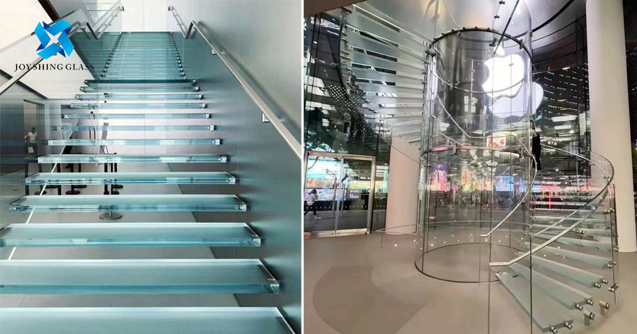 Steel structure Glass staircase pictures