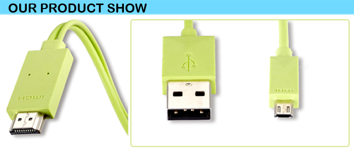 High Quality MHL Cable For Mobilephone 1080P