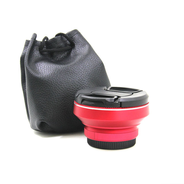 Durable 0.6X Wide Angle Lens Phone Camera Built In Detachable Macro Lens