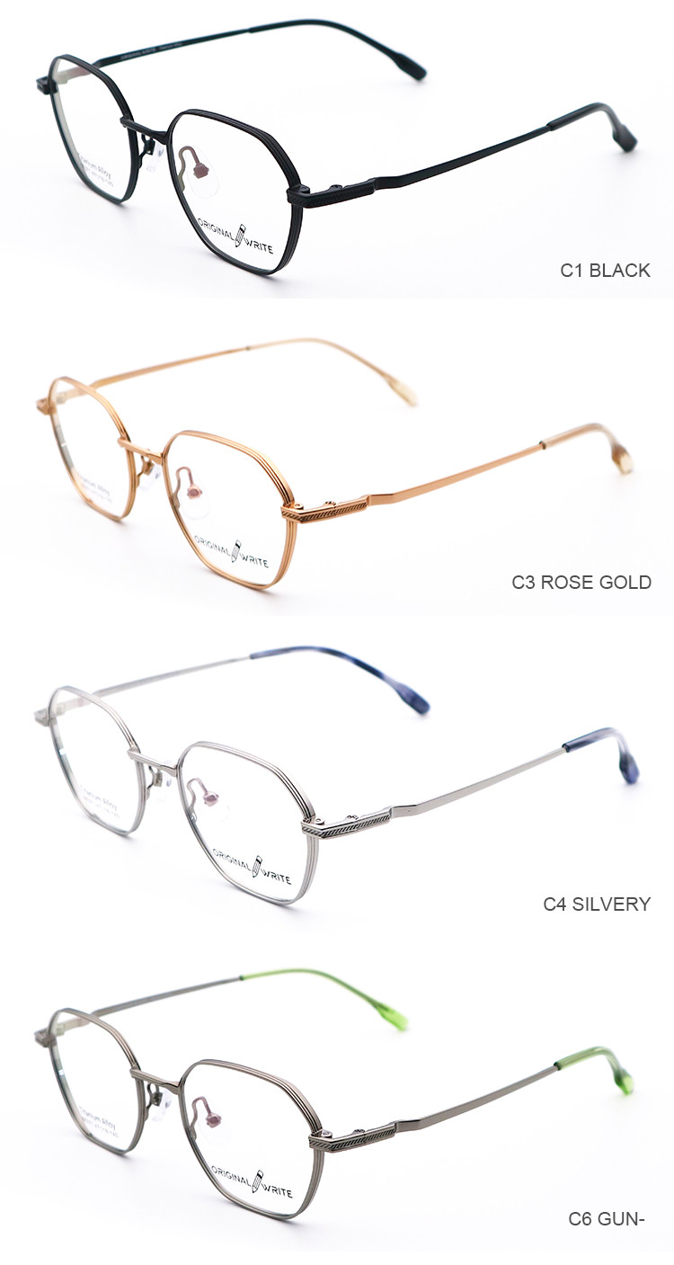 Eyewear Factory Designer Β Titanium Eyeglasses Optical 66371