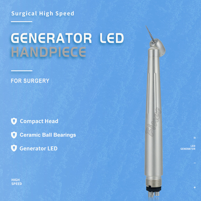 Midwest 45 Degree High Speed Handpiece With Led Dental Surgical Handpiece