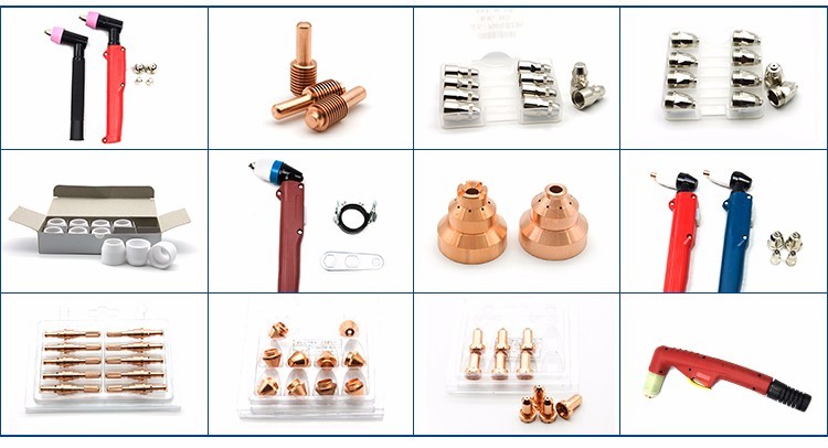 SL60 SL100 Plasma Cutting Torch Parts 9-8206 9-8208 9-8210 9-8211 With Thermal Dynamics Tips