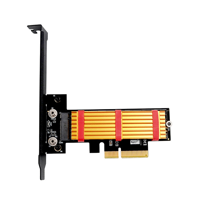 M.2 NGFF PCI-E Nvme SSD To PCI Express 3.0 X4 Host Adapter With Heatsink