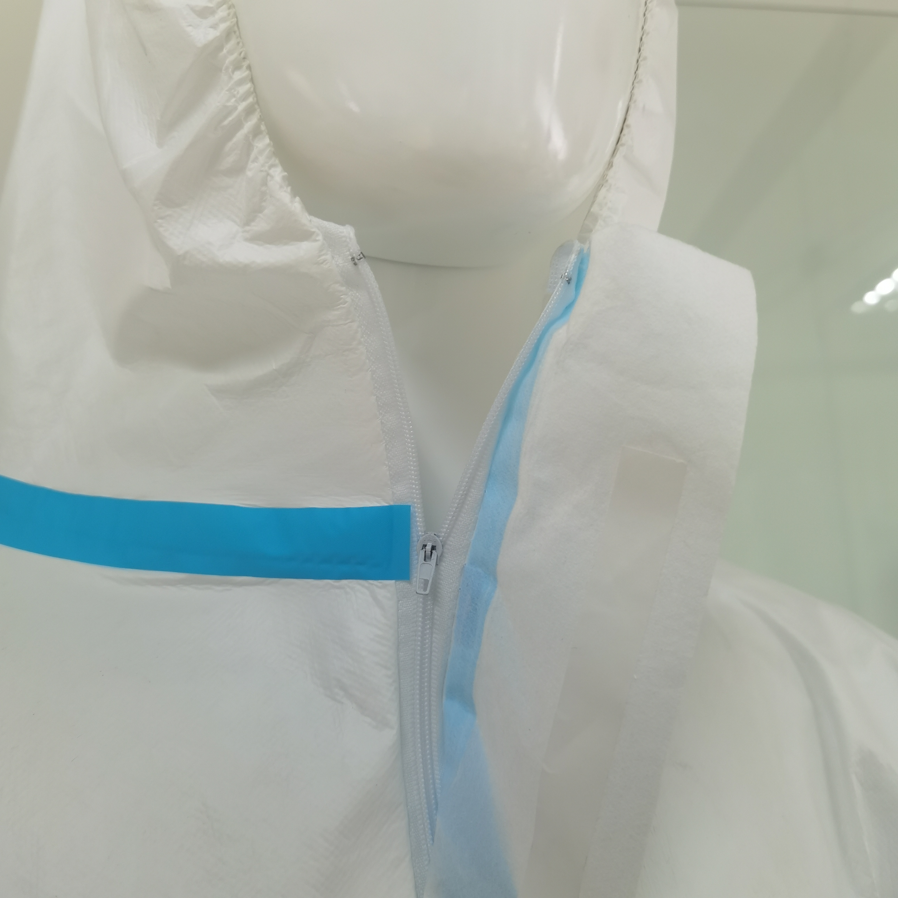 PPE Suit Type 4 5 6 SMS PP Microporous Coveralls Industrial Safety
