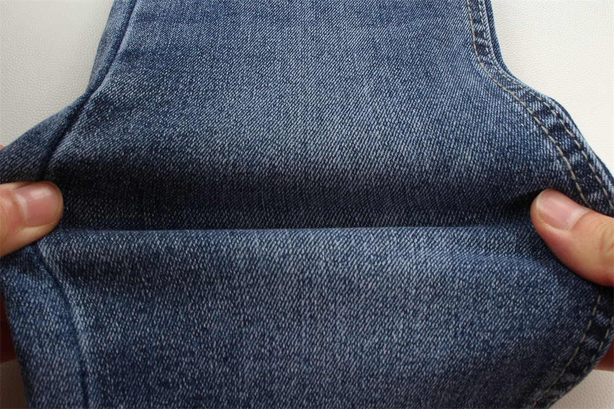 Wholesale 10.9 Oz Warp Slub High Stretch Woven Denim Fabric For Jeans