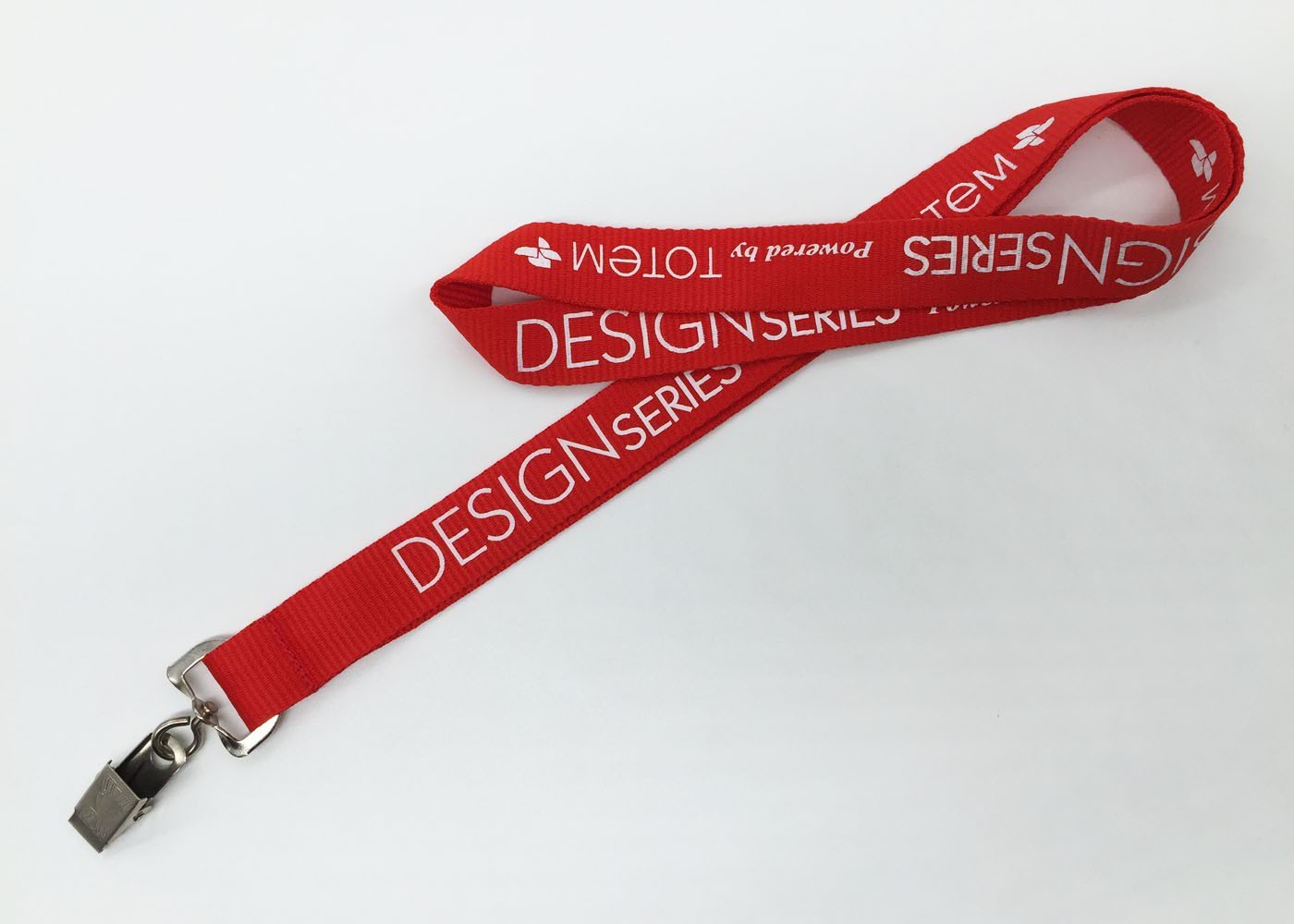 Cute Pink Color Heat Transfer Lanyard With Twinkling Diamonds