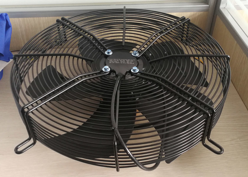 Wall Mount Exhaust External Rotor Industrial Axial Flow Fan , Blower Axial Fan