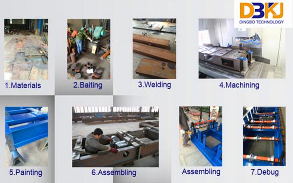 Casting Steel Plate Rolling Machine , K Span Roll Forming Machine Gardens Use