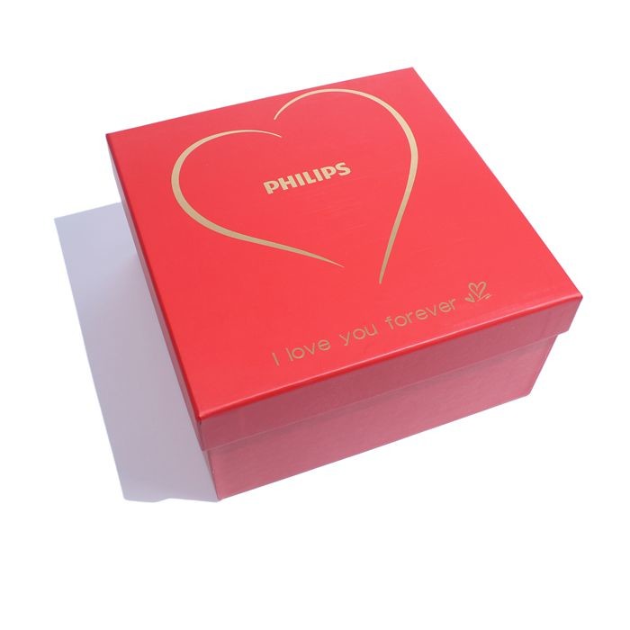 Personalized Red Gift Packaging Boxes Rigid Cardbord Box Custom Box Printing Manufacturer